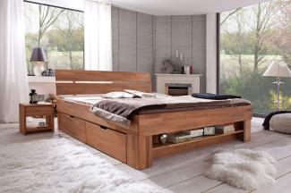 Futonbett Sabine / Sofie , Holzfarben , 145.00 x 88.00 x 215.00 cm