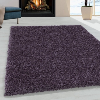 Ayyildiz Teppiche Hochflor-Teppich SYDNEY 3000, rechteckig, Höhe: 50 mm, Shaggy, Langflor, uni, auch in rund, Wohnzimmer