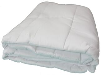 KH-Haushaltshandel Babybettdecke Gewichtsdecke Therapiedecke 100x135 cm 2,5 KG, Füllung: Füllung: 93% Glasperlen, 7% Polyesterfaser-Watte, Bezug: Gewichtsdecke, Gewichtsdecke, für Baby/Kinder, weiß, Bettdecke gesteppt