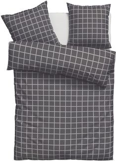 OTTO home Bettwäsche Eemil, Renforcé, 2 teilig, karierte Bettwäsche, 100% Baumwolle, ab Gr. 135x200 cm