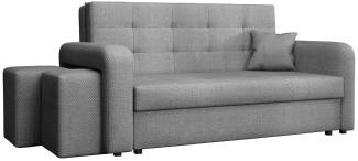 Schlafsofa Viva Home III, Nische für Hocker auf der linken Seite, Farbe: Enjoy 21