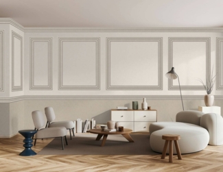 Marburg Bordüre Illusionary Bliss, 3D-Optik, moderne Vliestapete für Wohnzimmer Schlafzimmer Küche