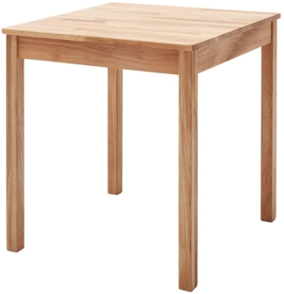 Lomadox Esstisch AMIENS-06, 70x70 cm, Wildeiche massiv geölt, Echtholz