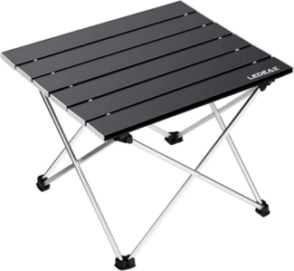 Tragbarer Aluminium Camping-Klapptisch mit Tasche - Ultraleicht, stabil