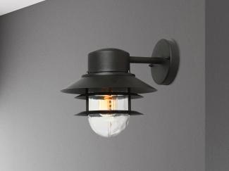 Elstead Lighting Copenhagen Wandleuchte 1-Light Schwarz IP44 E27