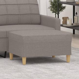 vidaXL Fußhocker Taupe 70x55x41 cm Stoff [349278]