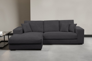 WERK2 Ecksofa Eden L-Form, Design Ecksofa in Cord mit besonders weichem Sitzkomfort