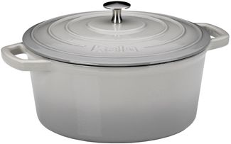 Bräter Calido 4,6 l, Gusseisen, Grau