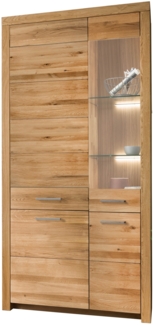 Wohnzimmer-Set >WZ-0169< (BxHxT: 284,9 x 204,1 x 40 cm) in natur geölt