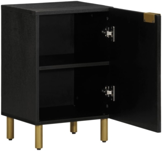 vidaXL Badschrank Schwarz 38x33x58 cm Holzwerkstoff 4017669