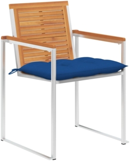 vidaXL Gartenstühle 6 Stk. mit Kissen Massivholz Akazie 3078522