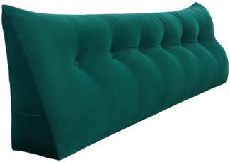 VERCART Keilkissen, Grn, Samt, 50 x 20 x 180 cm