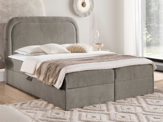 Boxspringbett Busnik (Farbe: Coral 50, Größe: 120 x 200)