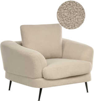 Sessel KJAER Bouclé Hellbeige