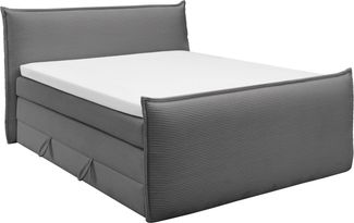 set one by Musterring Boxspringbett Florida, in modernem Cord-Bezug, mit Bettkasten, in 3 Größen erhältlich