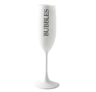 Riviera Maison weißes Champagnerglas Bubbles 326260