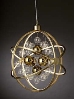 LOFTLAMPE GALAXY 3000K MESSING ANTIK Dimmbar