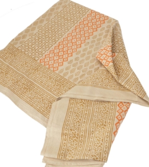 Guru-Shop Tagesdecke Blockdruck Tagesdecke, Bett & Sofaüberwurf,..