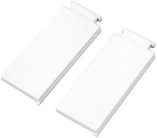 Bestlivings Vorhangschiene Zubehör für Gardinenschienen, 1-läufig, Deckenmontage, Kunststoff, Komplettzubehör für Gardinenschienen Innenlaufschienen