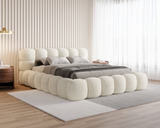 Chilly Möbel Polsterbett Stone Cord Stoff 180x200 cm mit Stauraum Poso 100