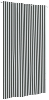 vidaXL Balkon-Sichtschutz Anthrazit und Weiß 140x240 cm Oxford-Gewebe 148576