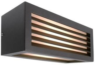 Deko Light Wall Line III Wandleuchte außen anthrazit IP54 1 flg. E27 Modern