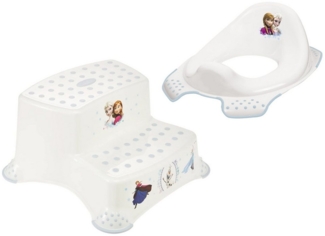 KiNDERWELT Tritthocker Disney Eiskönigin 2er Z Set WC Aufsatz + Hocker (2er Set)