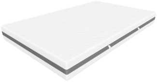 Boxspringmatratze 24 cm H2 H3 Matratze mit Federkern, Schlaftroll, 24 cm hoch, 7-Zonen, atmungsaktiv, ergonomisch