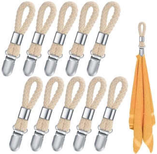 BlingBin Handtuchhaken 10 Stück Handtücher Clips zum Aufhängen, Geschirrtücher Halter, Badezimmern, (10pcs/Set, 10-St, 10 Stück), Handtuchklammer ohne nähen für Handtuchclips zum Aufhängen