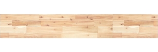 vidaXL Schweberegal 140x20x2 cm Massivholz Akazie Unbehandelt 3279355