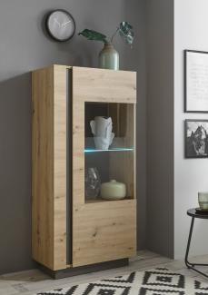 Kleine Vitrine Clair - Artisan Eiche