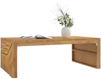 vidaXL Couchtisch 110x60x38 cm Massivholz Teak 4009315