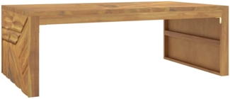 vidaXL Couchtisch 110x60x38 cm Massivholz Teak 4009315