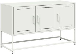 vidaXL TV-Schrank Weiß 100,5x39x60,5 cm Stahl 846481