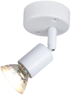 ZMH Verstellbarer LED Deckenstrahler GU10 1 Flammig Deckenspots Verstellbar Industrial Wohnzimmer