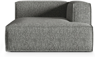 Micadoni Recamiere Nuria 1-Sitzer Rechts Boucle Graphit