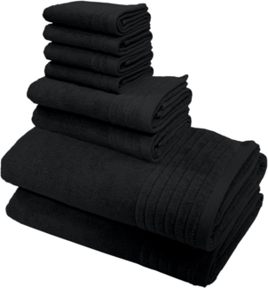my home Handtuch Set Sanremo Premium, Premium Handtücher, 600 gr/m², dicke Qualität, Frottier (Set, 8-St), Duschtücher, Handtücher, Seiftücher, 100% Baumwolle, 5 Jahre Garantie