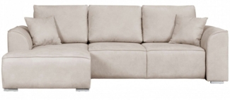INOSIGN Ecksofa Beatrice L-Form, wahlweise auch mit Bettfunktion und Bettkasten