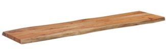 vidaXL Tischplatte 180x40x2,5cm Rechteckig Massivholz Akazie Baumkante 370617