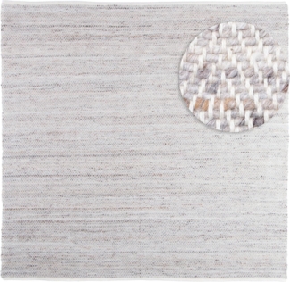 Morgenland Kelim Teppich - Trendy - Dream - quadratisch - 200 x 200 - Silber