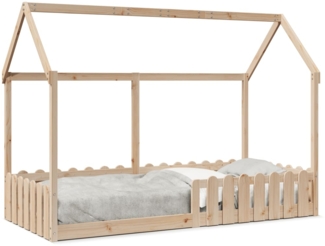 vidaXL Kinderbett Hausbett 90x190 cm Massivholz Kiefer 850692
