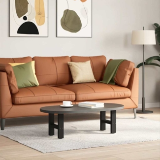 vidaXL Couchtischbeine Schwarz 2 Stk. 30x(30-31) cm Stahl 4013252