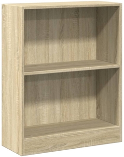 vidaXL Bücherregal Sonoma-Eiche 60x24x76 cm Holzwerkstoff 800858