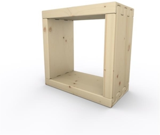 Nachtkästchen Hängekasten Nachttisch Nachtschrank "Nacht-Donerl" Fichte