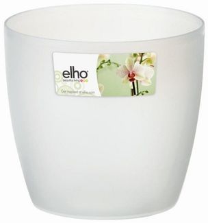elho Übertopf Blumentopf Pflanztopf Brussels Orchidee 16 cm transparent