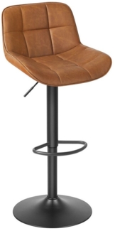 EUGAD Barhocker (1 St), Kunstleder höhenverstellbar 360° drehbar aus Metall