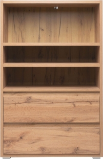 Regal Inspiration 23 / Image 23 , Holzwerkstoff , Holzfarben , 85 x 131 x 37 cm