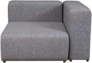 Sofa-Modul Suldal Eckelement rechts Textil Grau [en. casa]