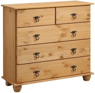 Home affaire Kommode Finca, aus massivem Kiefernholz, mit Schubladen für Stauraummöglichkeiten