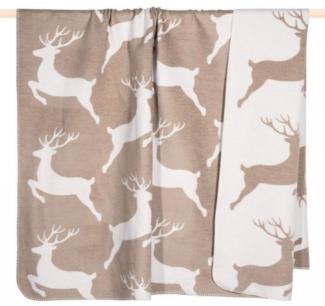 pad Decke Bouncer Hirsch Taupe (150x200 cm) 11808-C50-1520
